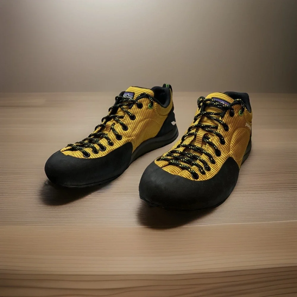 Patagonia Tupelo Aloe Climbing Shoes Women's 7 Yellow T81214 Minimal Wear - Picture 2 of 7